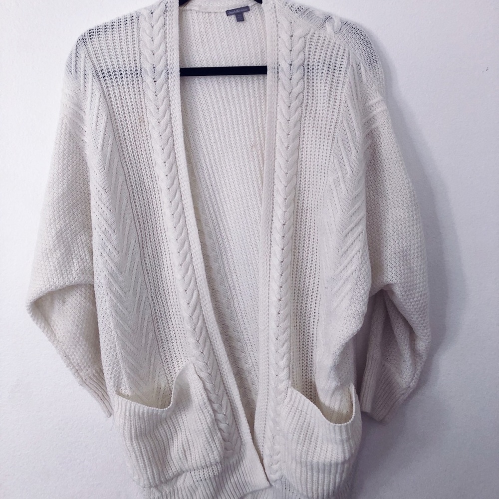 White women’s cardigan